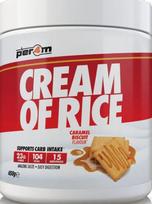 Ryžių košė Per4m Cream of Rice Caramel Biscuit 450g be cukraus
