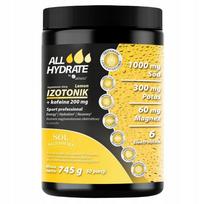 Izotoninis gėrimas su kofeinu Aliness ALLHydrate citrinų skonio 745 g