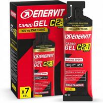 Energijos gelis su kofeinu Enervit C2:1 Pro, 100 mg, 7x60 ml