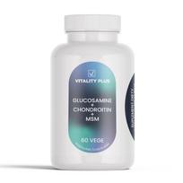 Maisto papildas Glucosamine + Chondroitin + MSM 750 mg 60 kapsulių VEGE sąnariams ir kaulams