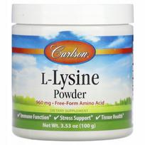 L-lizino milteliai Carlson, 960 mg, 100 g