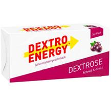 Gliukozės tabletės sportininkams Dextro Energy juodųjų serbentų, su vitaminu C, 138 g
