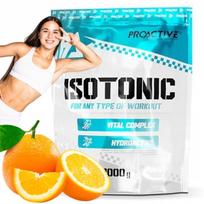 Izotoninis gėrimo milteliai ProActive BCAA vitaminai angliavandeniai apelsinų skonio 1kg