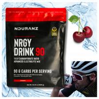 Izotoninis angliavandenių gėrimas Nduranz Nrgy Unit Drink 90 1200g vyšnių skonio