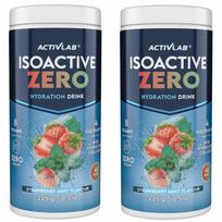 Izotoninis gėrimas Activlab Isoactive ZERO be cukraus, braškių-mėtų, 225 g, 2 vnt.