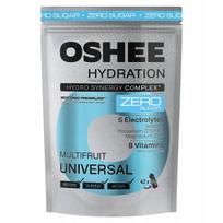 Hidratacijos milteliai OSHEE Zero Multifruit 630g, izotoniniai elektrolitai su natriu ir magniu