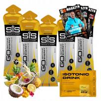 Izotoninis energetinis gelis 5x SIS GO 60 ml + izotoninis gėrimas nowmax