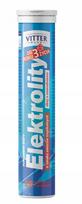Elektrolitai Vitter Blue tropinių vaisių skonio, 20 putojančių tablečių, maisto papildas
