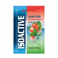 Izotoninis gėrimas Activlab Isoactive, braškių ir mėtų skonio, 31,5 g, 500 ml
