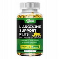 Maisto papildas L-argininas 3000 mg, 60 kapsulių, Ws