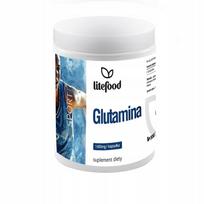 Aminorūgštis LiteFOOD L-Glutamine 300 kapsulių