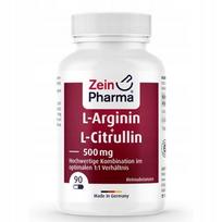 Amino rūgštys L-Arginine + L-Citrulline Zein Pharma, 90 kapsulių