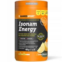Izotoninis gėrimas NAMEDSPORT Isonam Energy 480g su magniu, ženšeniu ir vitaminais