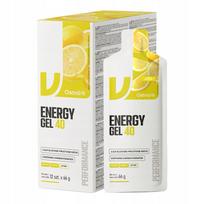 Energijos gelis OstroVit Energy Gel 40 Lemon 12x66 g su angliavandeniais