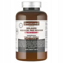 Kolageno milteliai SINGULARIS Superior Aquacol Pro braškių skoniu sąnariams 185 g
