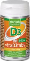 Maisto papildas Finclub Fin VitaD3tabs, vitamino D3 tabletės, 120 vnt.