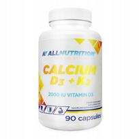 Maisto papildas Allnutrition Calcium D3 + K2, 90 kaps.
