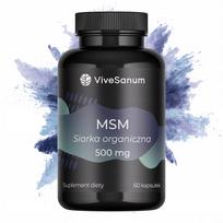 MSM organinė siera 500 mg maisto papildas