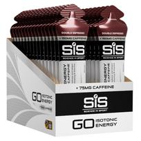 Energetinis gelis su kofeinu ENERGY+CAFFEINE DOUBLE ESPRESSO, 10 x 60 ml