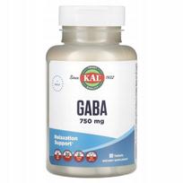 Maisto papildas KAL GABA 750 mg, 90 tablečių