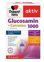 Maisto papildas Doppelherz Glucosamine 1000+ su ciberžole, 40 kaps.