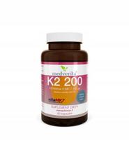 Vitaminai Medverita K2 MK-7 200mcg, 60 kapsulių