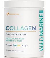 Kolageno milteliai Progress Fish su hialurono rūgštimi, MSM, vitaminu C, 400 g