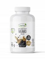 Maisto papildas Mumio Shilajit ekstraktas 60% Fulvic Acid 12% Humic Acid 60 kaps NatVita