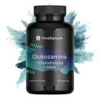 Maisto papildas GLUCOSAMINE + CHONDROITIN + MSM, VEGE, raumenims, sąnariams ir kaulams