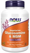 Vegetariškas gliukozaminas ir MSM, 120 kapsulių, NOW FOODS