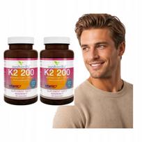 Vitaminas K2 MK-7 200 µg, 60 kaps., MEDVERITA, 2 vnt.