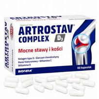 Maisto papildas sąnariams Artrostav Complex D3, 60 kaps.