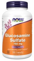 Maisto papildas NOW FOODS Glucosamine Sulfate 750 mg, 240 kaps.