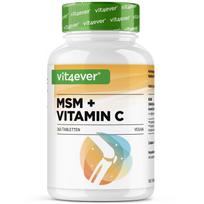 Maisto papildas sąnariams ir odai Vit4ever MSM 2000 mg su vitaminu, 365 tabletės