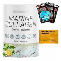 Kolagenas BIOTECH Marine Hydrolysed 240 g, nowmax izotoninis gėrimas