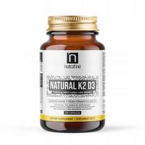 Maisto papildas K2 D3, 120 kapsulių, MK-7, 120 mcg, alyvuogių aliejus