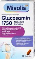 Maisto papildas sąnariams Mivolis Glucosamine 1750 Zinc Hyaluronic Acid, 40 tablečių