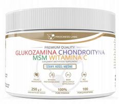 Maisto papildas Progress Glucosamine Chondroitin MSM su vitaminu C, 250 g