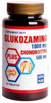 Maisto papildas Glucosamine 1000 mg + Chondroitin 500 mg, Ginseng, 60 tablečių