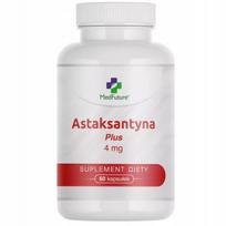 Maisto papildas Astaxanthin Plus 4 mg, 60 kapsulių