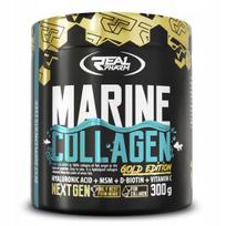 Jūrinis kolagenas Real Pharm Marine Collagen Orange 300g su MSM ir hialuronu