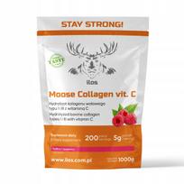 Jautienos kolagenas Type 1 ir 3 su vitaminu C, 1000g, aviečių skonio
