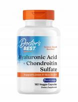 Maisto papildas Doctor's Best Hyaluronic Acid Chondroitin Sulfate BioCell Collagen 180 kaps.