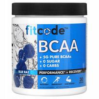 BCAA papildas fitcode, mėlynių aviečių skonio, 240 g
