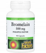 Maisto papildas Natural Factor Bromelain 500mg 90 kapsulių