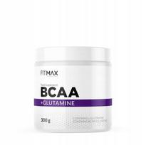 Aminorūgštys FITMAX BCAA+GLUTAMINE 300g, ananasų skonio