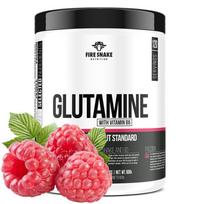 Amino rūgštys Fire Snake Nutrition Glutamine 600g, aviečių skonio