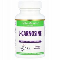 Maisto papildas Paradise Herbs L-carnosine, 250 mg, 60 kapsulių