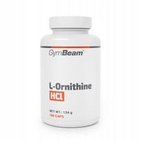 Aminorūgštis L-ornitino hidrochloridas GymBeam, 180 kapsulių