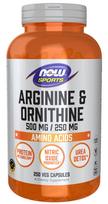 Maisto papildas NOW Foods Arginine & Ornithine, 250 kapsulių
